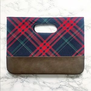 Plaid Tartan Clutch Bag 🤩❤️💙💚
